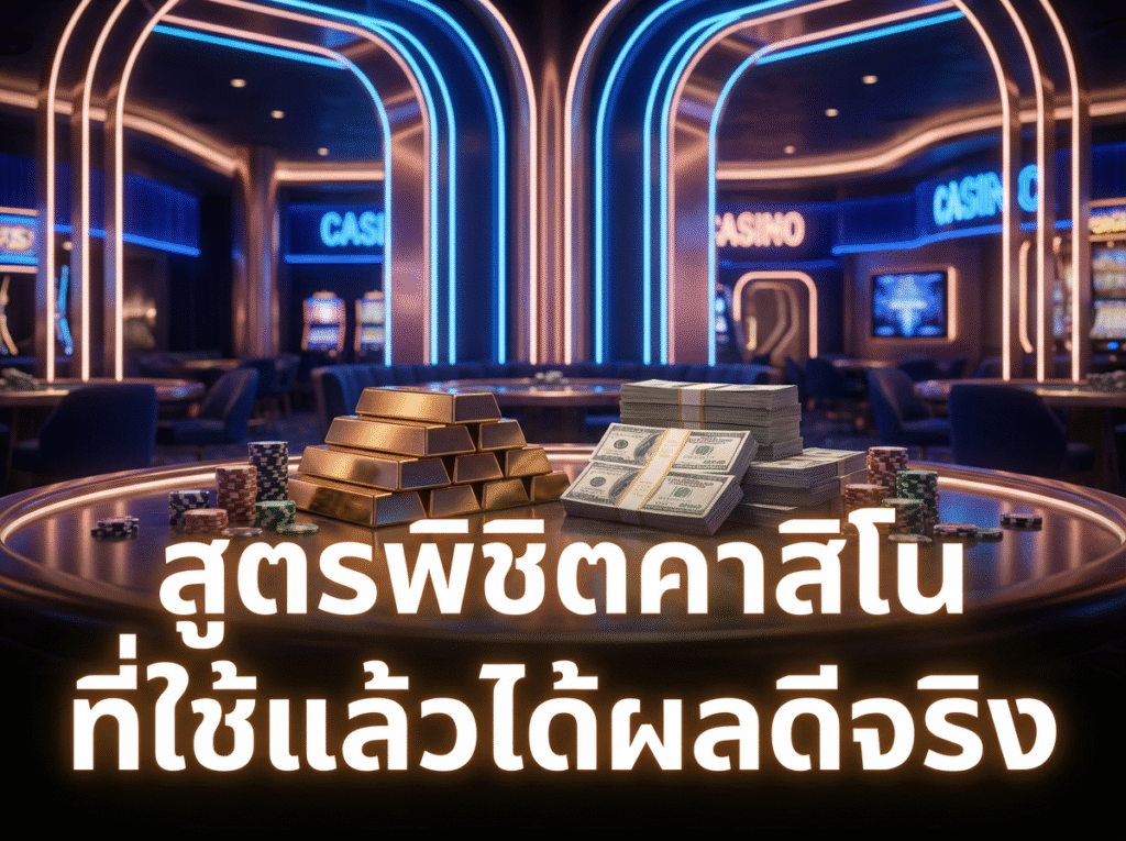 สูตรพิชิตคาสิโน ที่ใช้แล้วได้ผลดีจริง